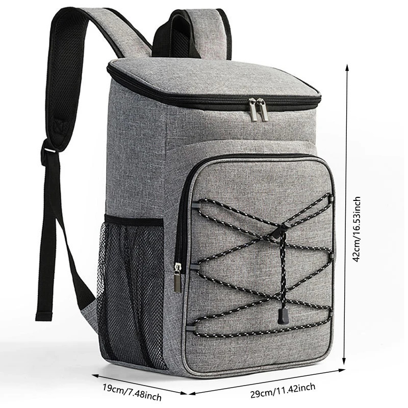 Large Capacity Leakproof Cooler Backpack for Women Men Durable Travel Outdoor Picnic Insulated Lunch Bags 251029