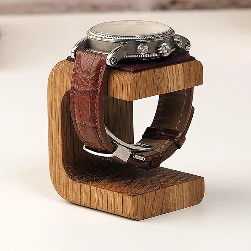 Wooden Watch Holder Jewelry Organizer Display Stand For Bracelet Ring Earring Solidwood 251013
