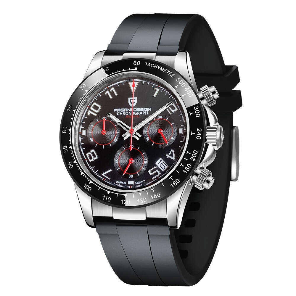 PAGANI DESIGN New Six-Hand Small Dial Calendar Luminous Men's Quartz Watch PD-1687