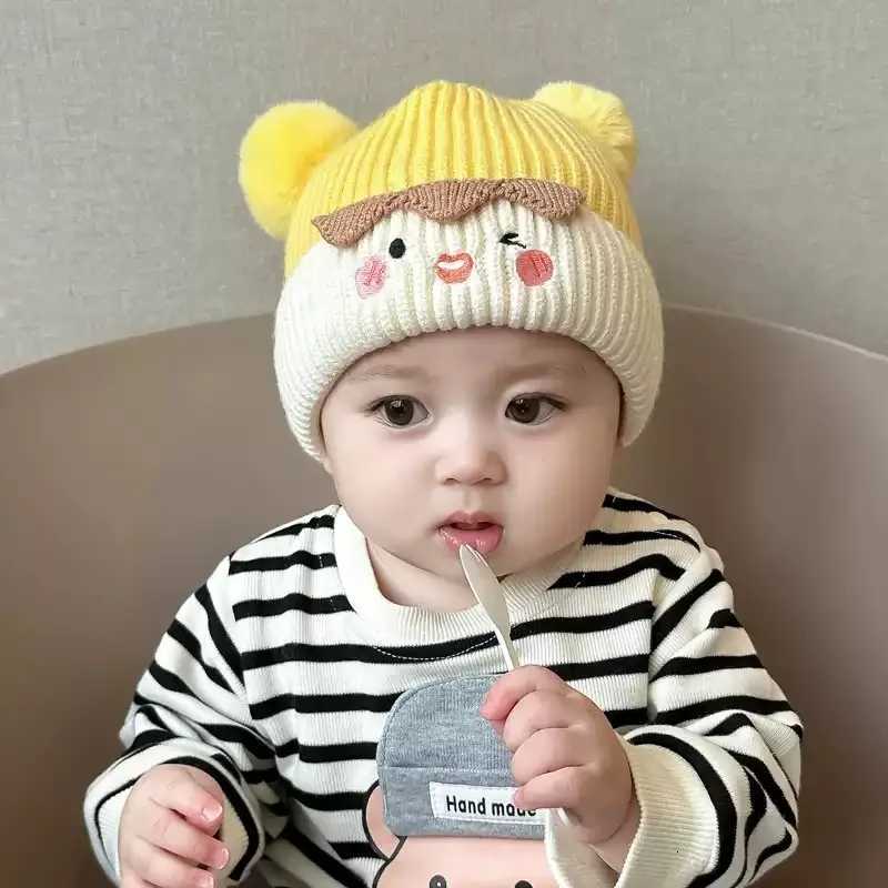 Baby Winter Hat Cute Cartoon Bear Ears Knit Beanie Thick Ear Protection for Boys Girls1036Months Perfect for Outdoor Activities251028