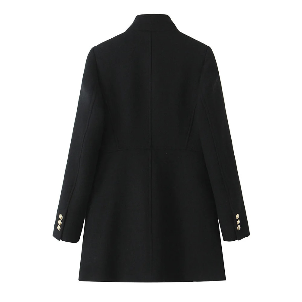 AutumnWinter Product Fashion Casual Womens Wear Double breasted Loose Versatile Coat 251029