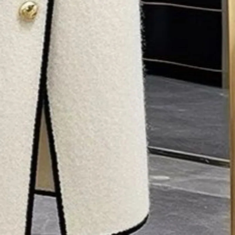 Matakawa Spring Autumn Women Skirts Contrast Color Korean Fashion Chic Faldas Mujer Aline Elegant Simple Sweet Long Skirt 251028