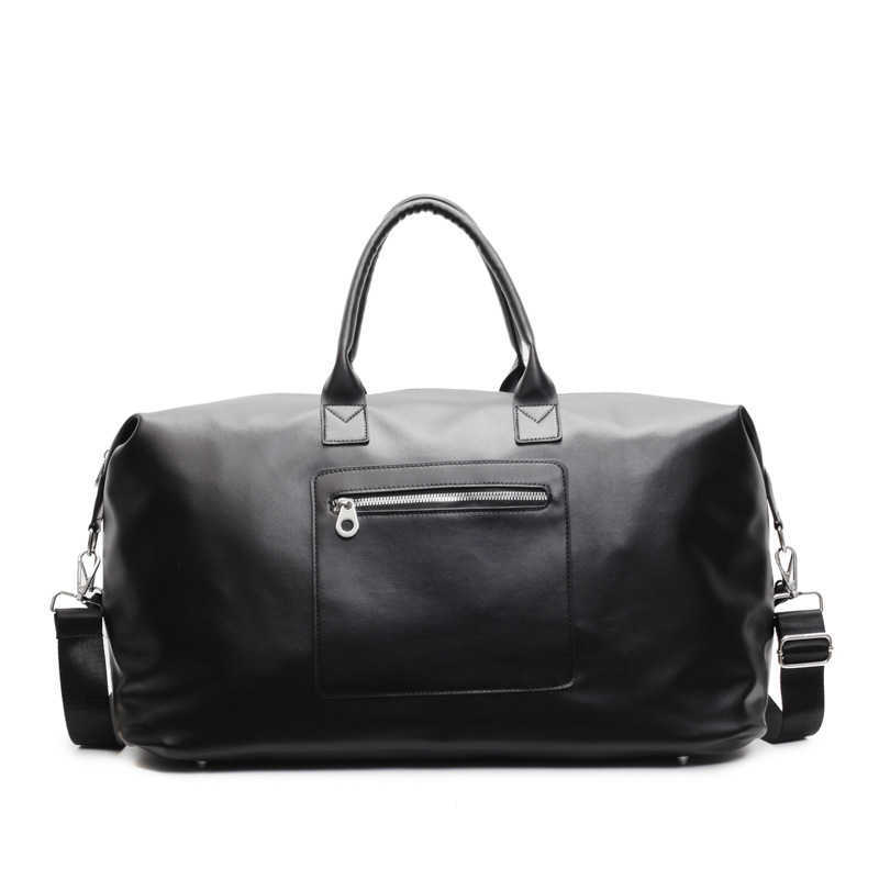 PU Leather Travel Bag for Women, Large Capacity Short Trip Handbag, Fashionable Lightweight Travel Luggage Bag for Ladies