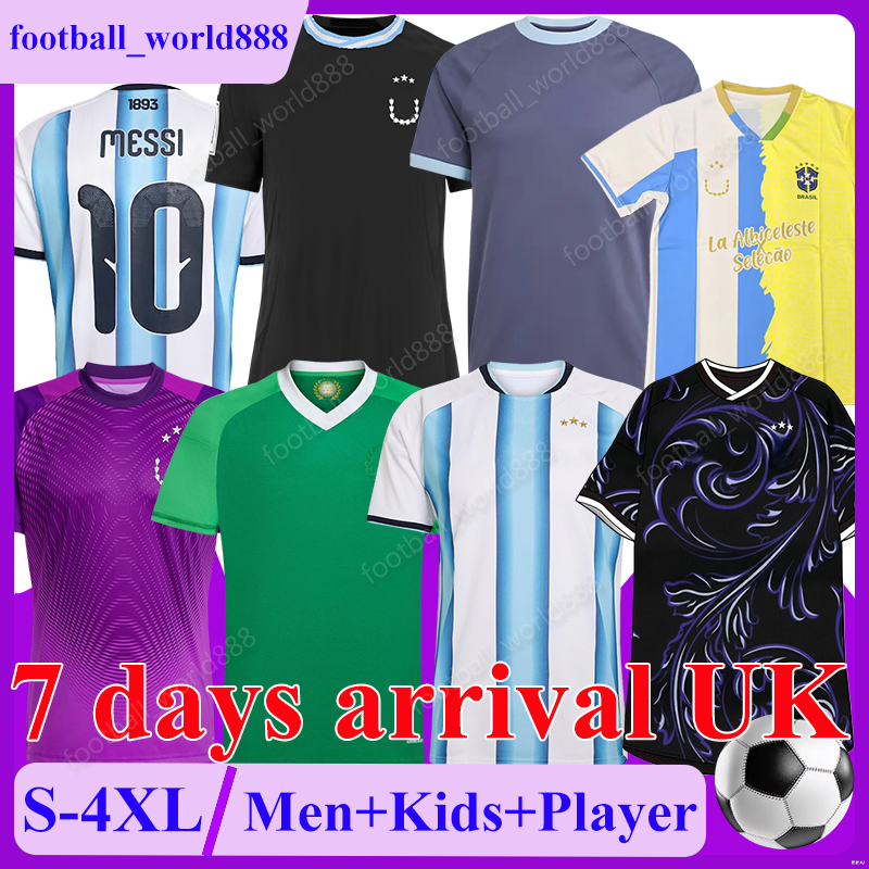 4XL Argentina 2025 Soccer Jerseys MESSIs J.ALVAREZ 2026 World Cup Football Shirts L.MARTINEZ ALMADA OTAMENDI football kits NICO E.FERNANDEZ Men Kids Kits Socks Sets