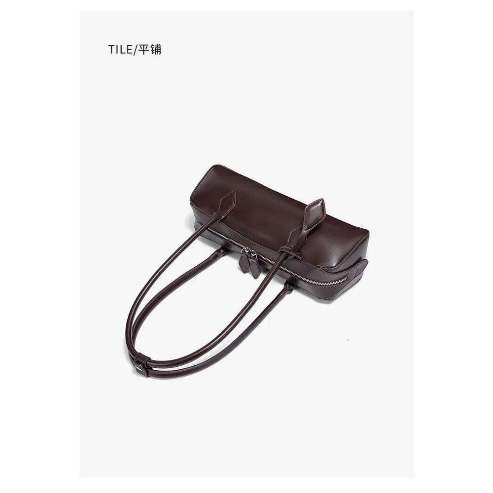 Designer Bags Women Baguette Design Korean Style Cow Leather Shoulder Ladies Large Capacity Cowhide Underarm Bag Hot Selling
