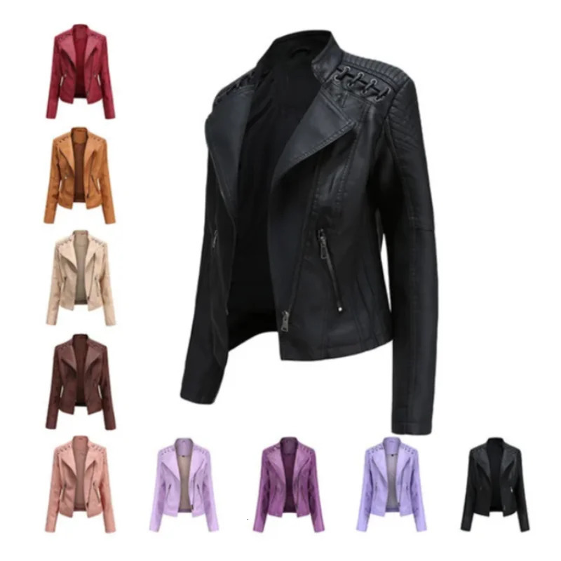 12 Colors Classic Retro Versatile Short Jacket Timeless Fitted Leather Autumn Outfit Casual Streetwear Tailored Punk Coats 251029