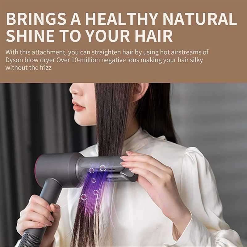 For 5 Hair Dryer Straight Hair Nozzle Straight Board ClipWide Tooth Comb Styling Toola52q W251029