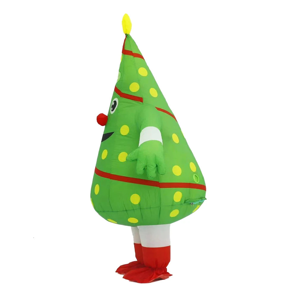 Christmas Tree Inflatable Costume Adult Character Cosplay Halloween Party Event Mascot Set 251028