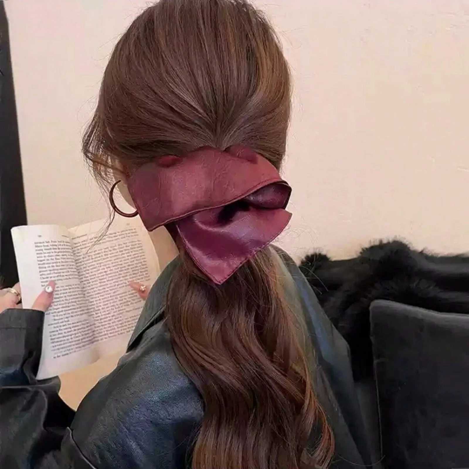 Premium Mullet Scrunchie Hair Ties High Elasticity Hair Rope For Bun Ponytail Hair BobblesW251028