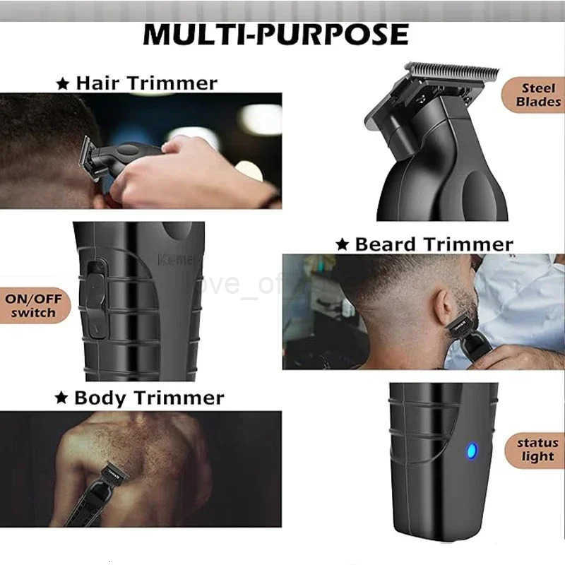 Kemei KM2299 USB Fast Charging Clippers Barber Machine 1200MA Rechargeable Cordless Hair Trimmer Kemei Electric Hair Clipper Z251029