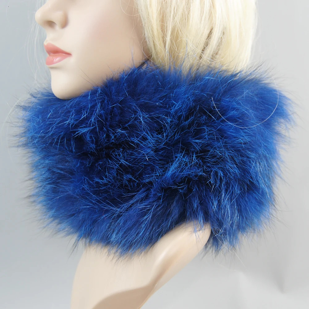 Style Women Real Fox Fur Scarf Girls Winter Warm Soft Knitted Real Fox Fur Neckerchief Quality Natural Fox Fur Ring Scarves 251021