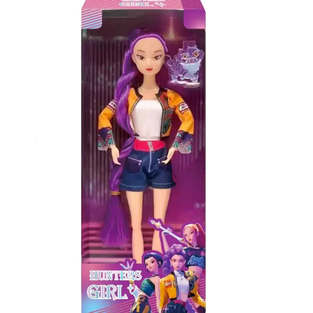 Doll Toys Kpop Demon Hunters Action Figure Toy Rumi Mira Zoey Beautiful Princess Baby Girl Dolls Plastic DIY Toy for Girls 251028