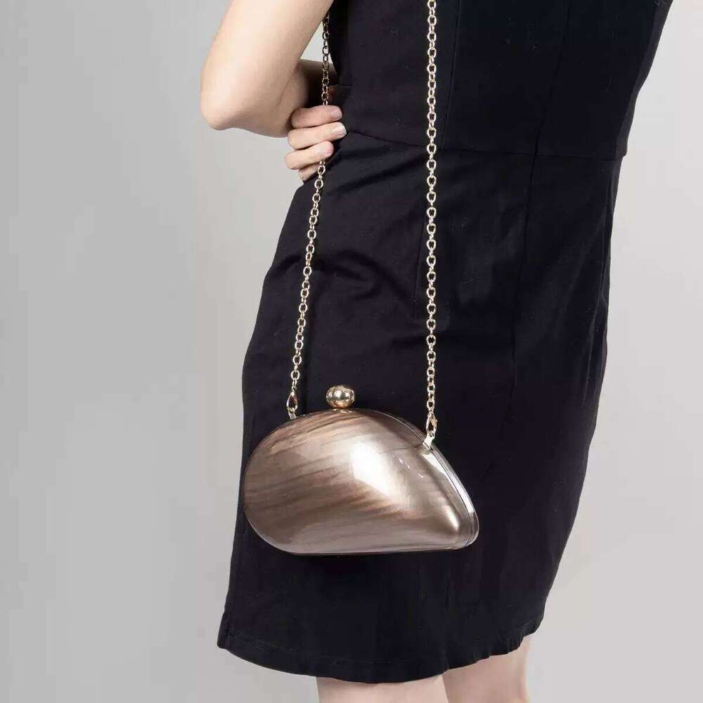 Designer Bags Shell Solid Color Long Chain Party Dinner Acrylic Shell Clutch Bag Luxury Bag