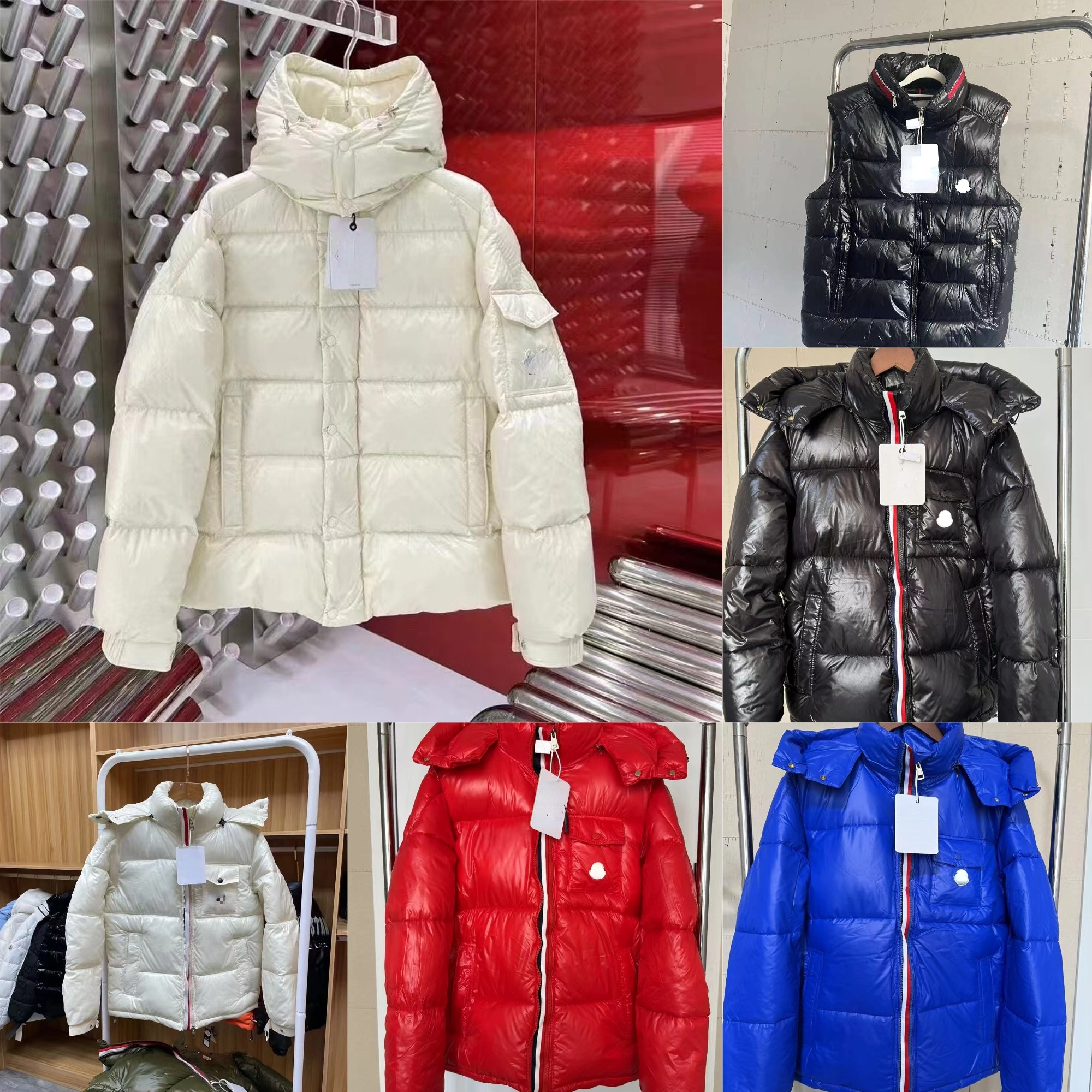 Men's Down Designer Down Luxury 1:1 High Quality Cotton Casual Letter Warm Down Puffer Jacket Men And Women Spring Coat