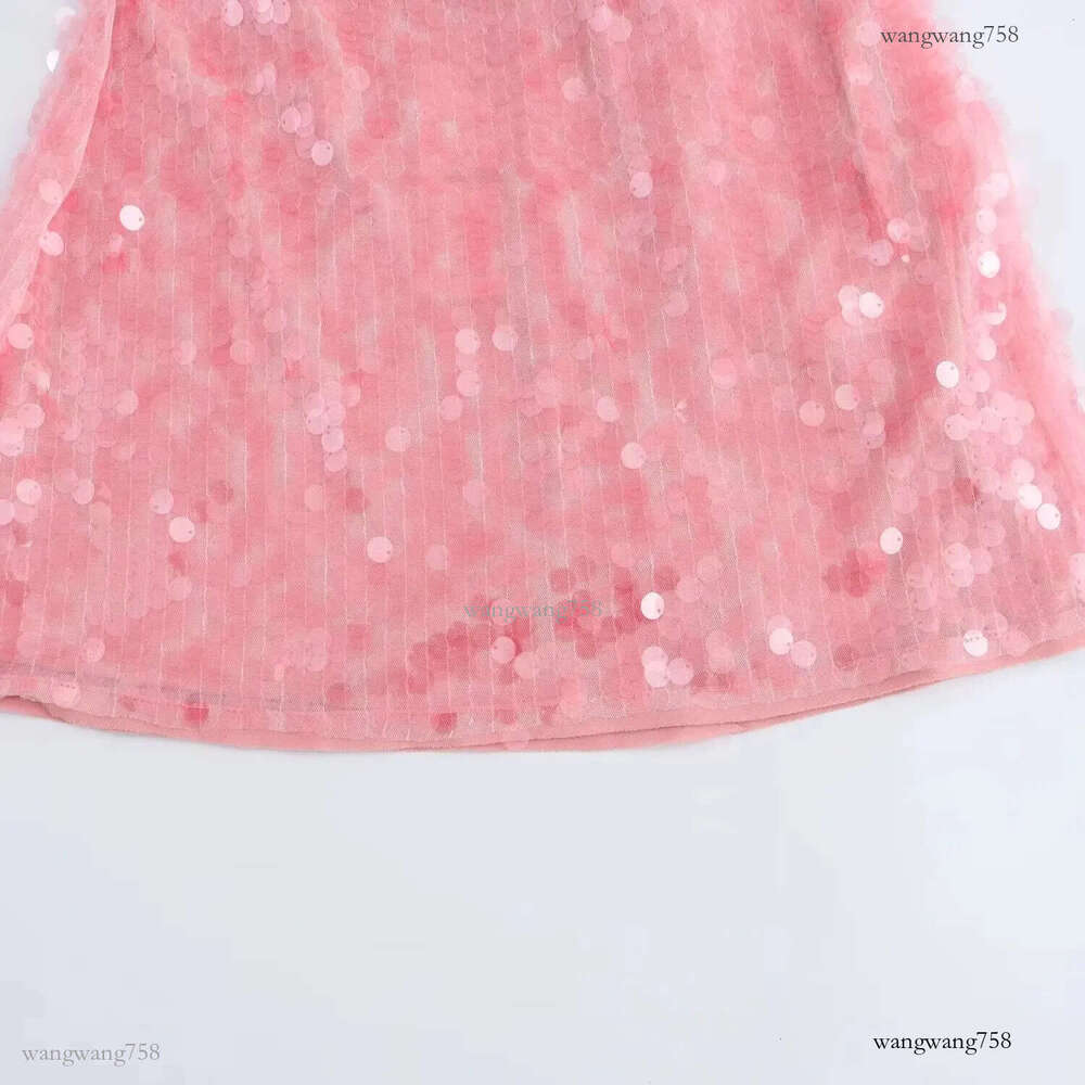 Mesh Mini Dresses Pink Sequin Halter Dress: Sexy Backless Evening Mini Dress