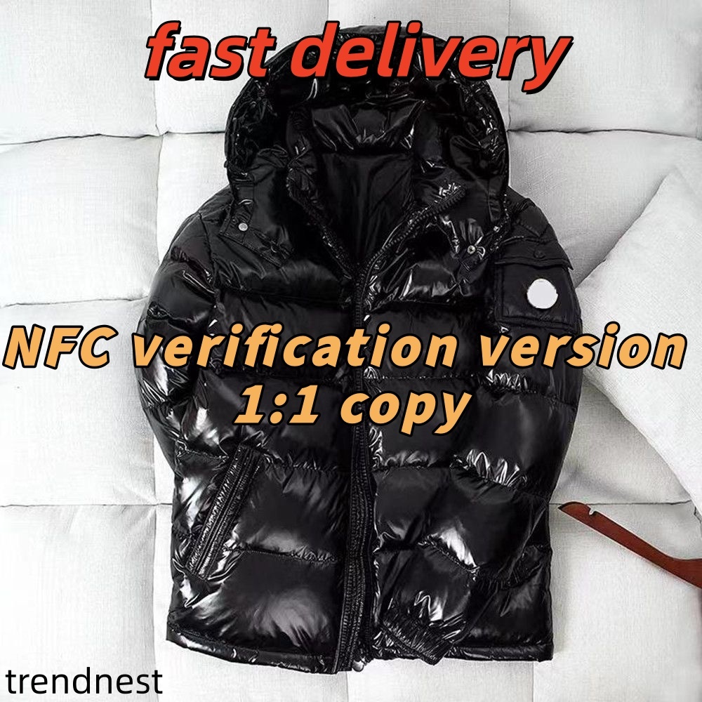 Designer Mens Puffer Jacket winter jacket men jacket coats designer coat Down jackets Peak BLACK Unisex Long Sleeve Zipper Stowable Hood NF black 2025