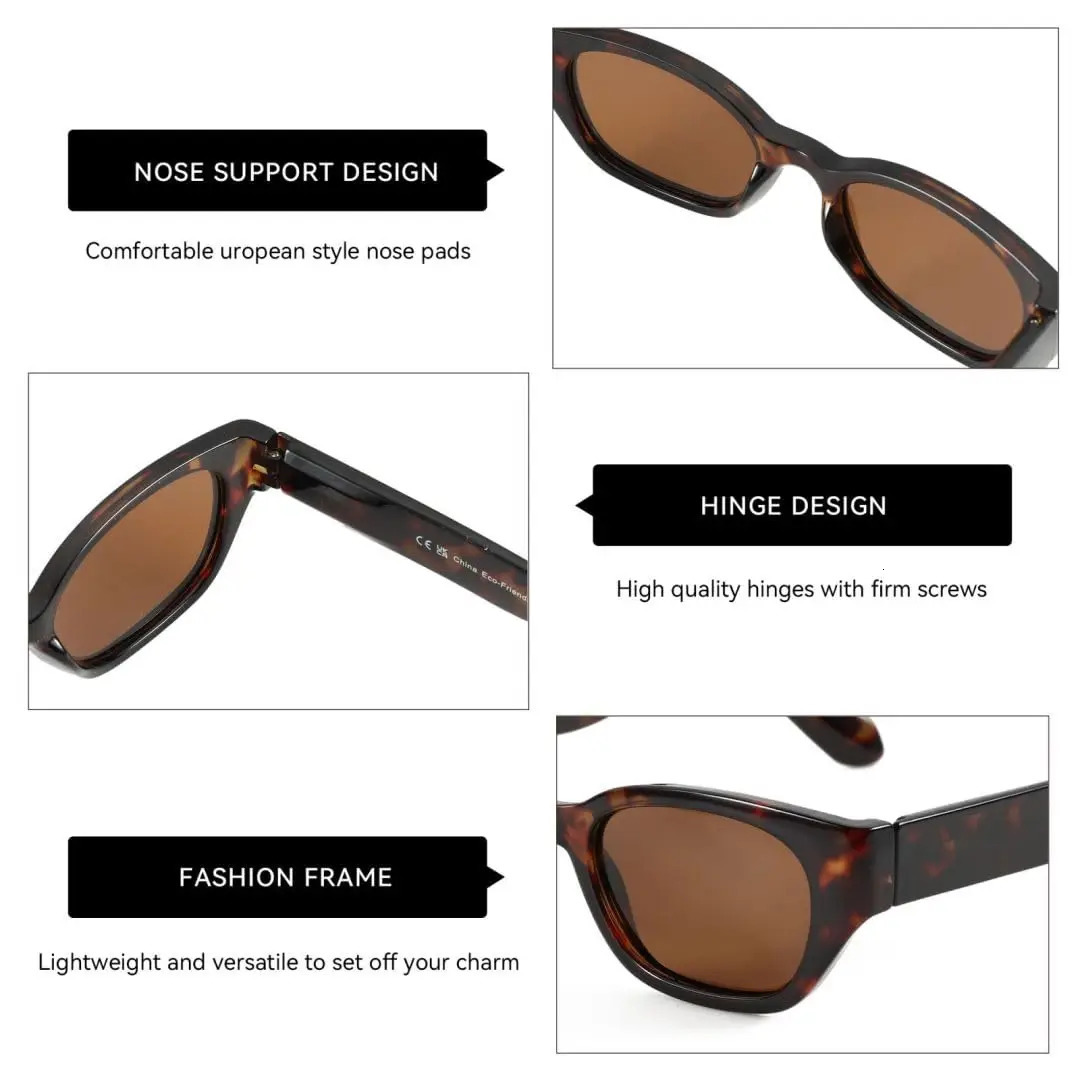 ZENOTTIC Womens Sunglasses Polarized Sun Glasses Trendy Cat Eye UV400 Protection 251013