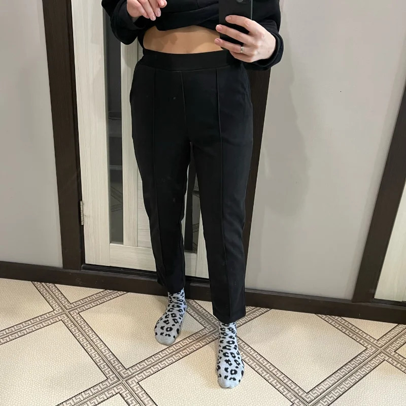 Thicken Women Pencil Pants autumn Winter Trousers OL Style Female Work Suit Pant Loose Capris 6648 251029