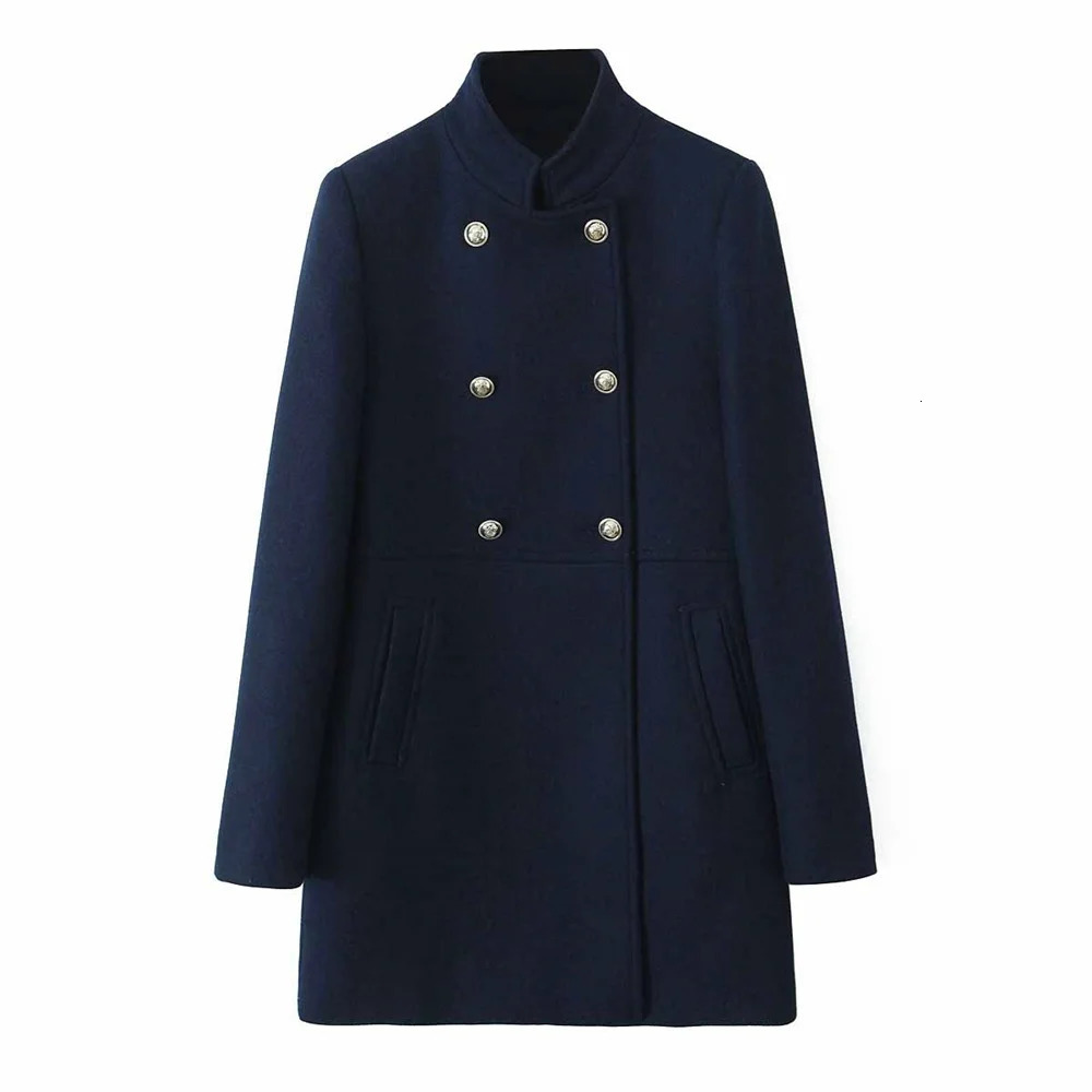 AutumnWinter Product Fashion Casual Womens Wear Double breasted Loose Versatile Coat 251029