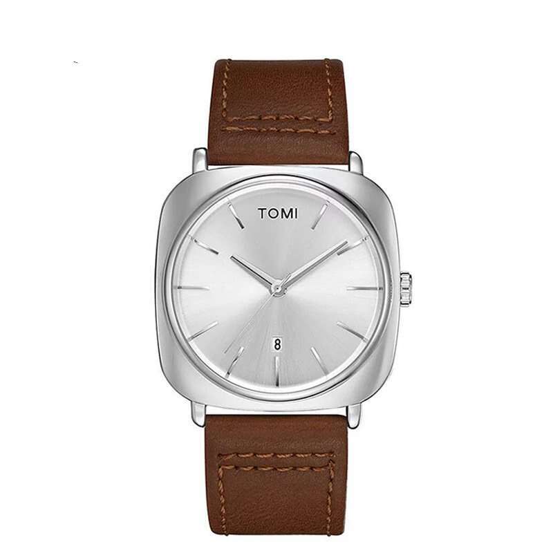 Square Calendar Business Men Non-Mechanical Fashion Version Student Watch