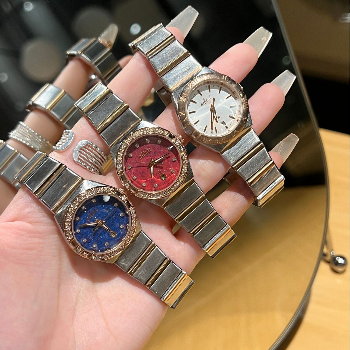 Designer Watch Double Eagle Constellation Series European Fashion Steel Luxury Band Trendy Korean Style Quartz Women's Watch