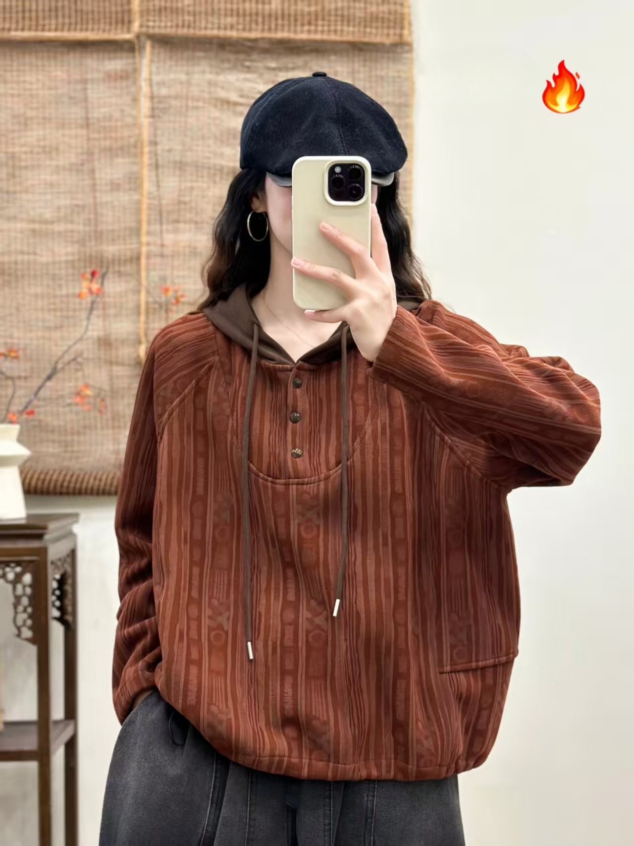 Winter designer's new hoodie printed basic shirt women's pullover cotton fashion hoodie