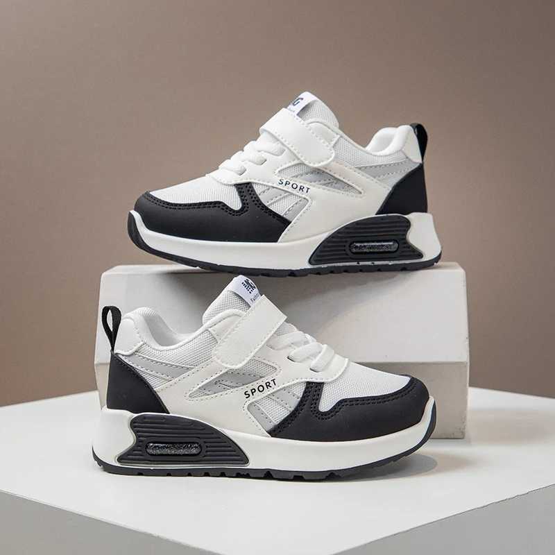 New Children Girls Autumn Leather Luxury Design Kids Casual Sneaker Tennis Sports Shoes for Girl L251028 XJ260303