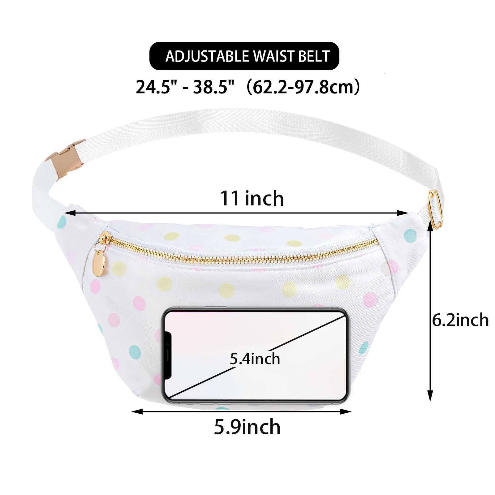 Fanny Pack For Women Nylon Belt Bag Fashion Adult Waist Pack Zipper Bum Bag Adjustable Lightweight Multifunction WaterproofT251126