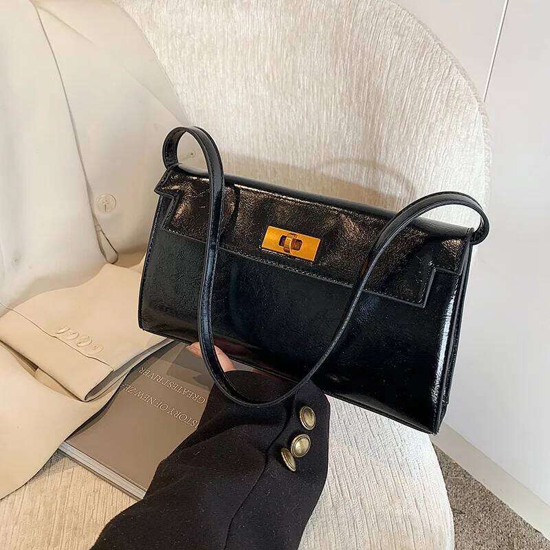Shoulder Bag Women Vegan Leather Tote Clutch Purses Small Handbags Ladies Underarm Pouch Satchels For Shopping Work