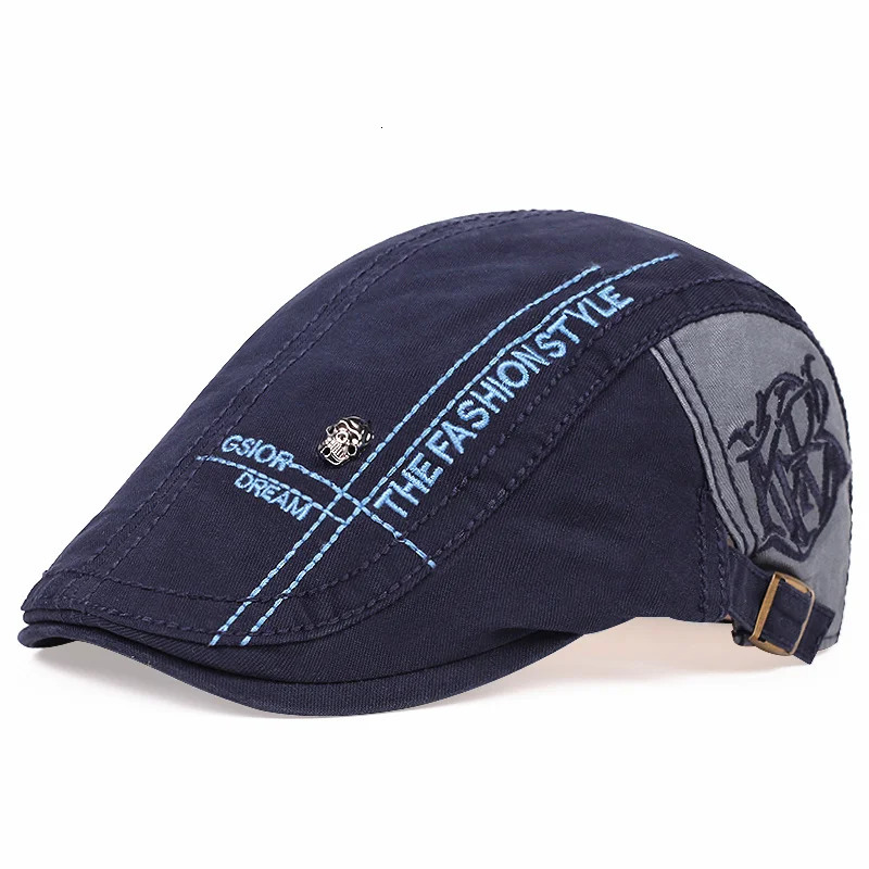 Unisex Cotton Beret Skull Cap Casual Fashionable Allpurpose Four Seasons Style Mens Womens Matching sboy Hat 251013