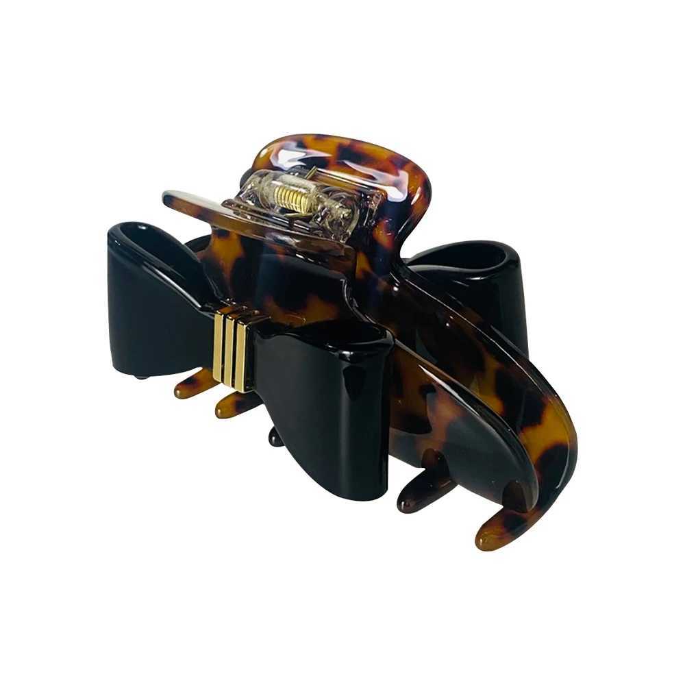 eManco Large Hair Clips Classic Hair Accessories Two Color Ribbon Italian Style Gift for Her Valentines Day Mothers DayW251028