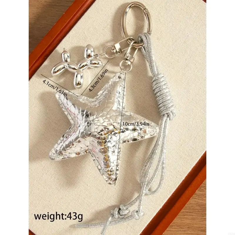 Secure Star Beaded Bag Accessory For Various Uses As Purse Ornament Or Car Decoration Stylish Keyring Bags Decoration 6XDA 251029