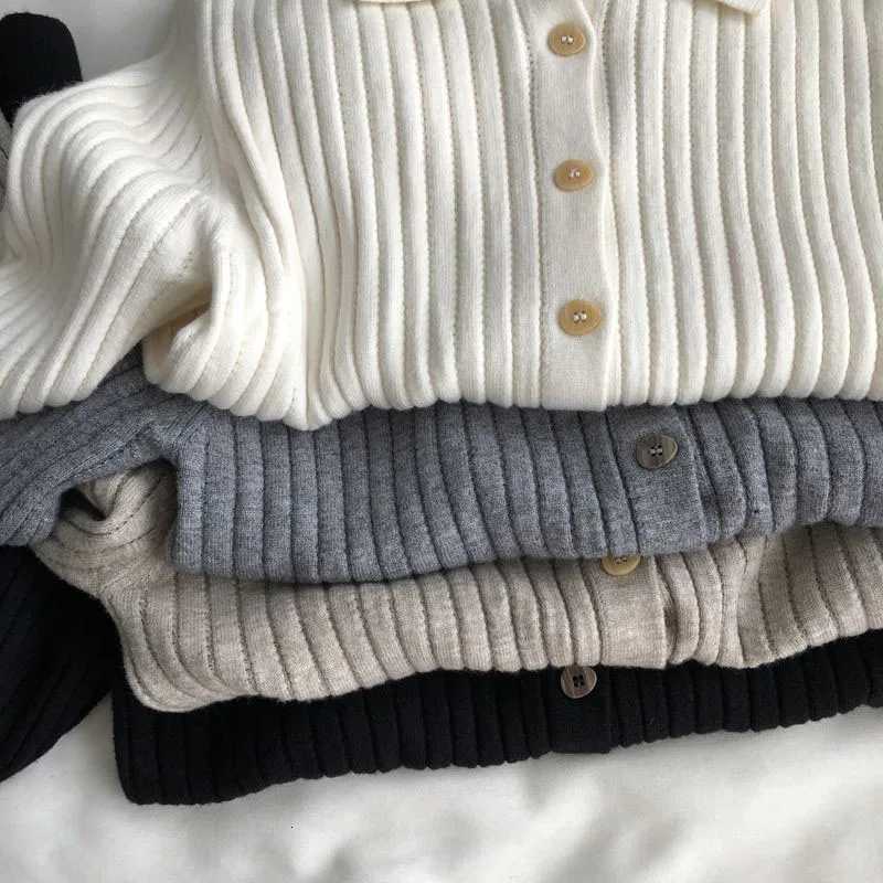 Lucyever High Quality Knit Cardigan Women Korean Fashion Turndown Collar Buttons Up Sweaters Solid Casual Long Sleeve KnitwearT251028