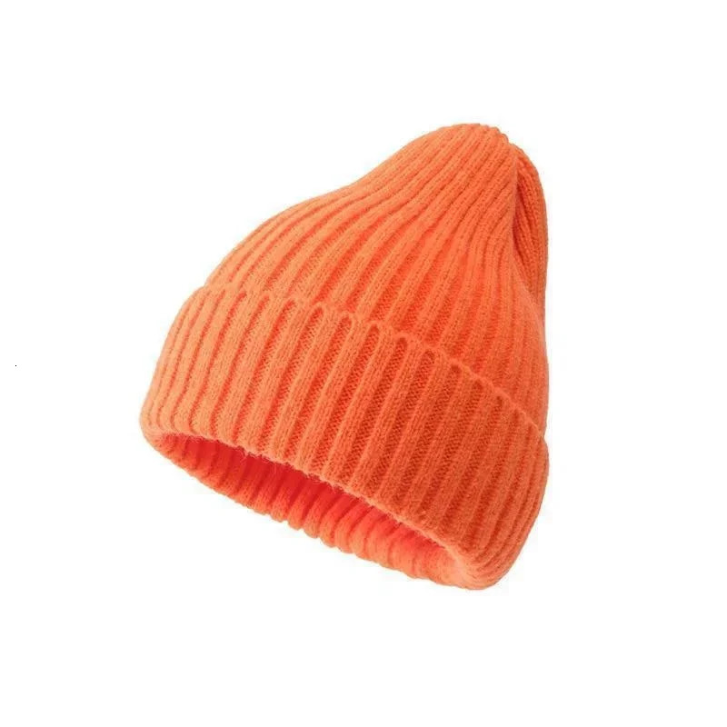Beanie Winter for Women Men Boys Girls Crochet Hat Solid Color Unisex Autumn Knitted Beanies Caps Wild Accessories 251029