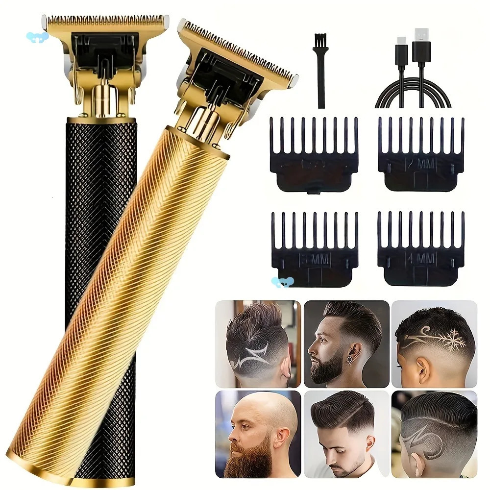T9 Electric Hair Clipper for Men Professional Rechargeable Hair Cutting Machine Barber Shaver Haircut Remover Trimmer 251029