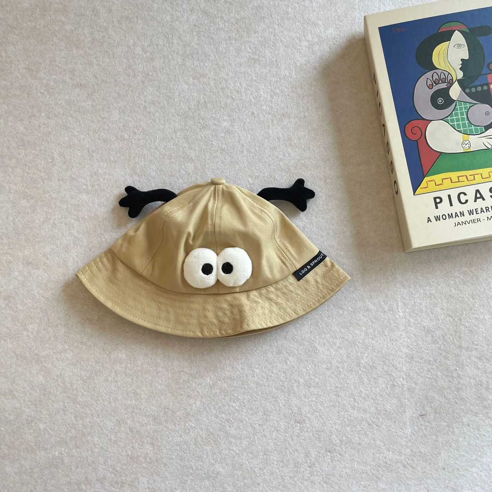 Cute Cartoon Boy Girl Fishermans Hats Outdoor Sunshade Children Basin Hat Sunscreen Baby Sun Bucket Cap Cotton Kid Casual Caps251028
