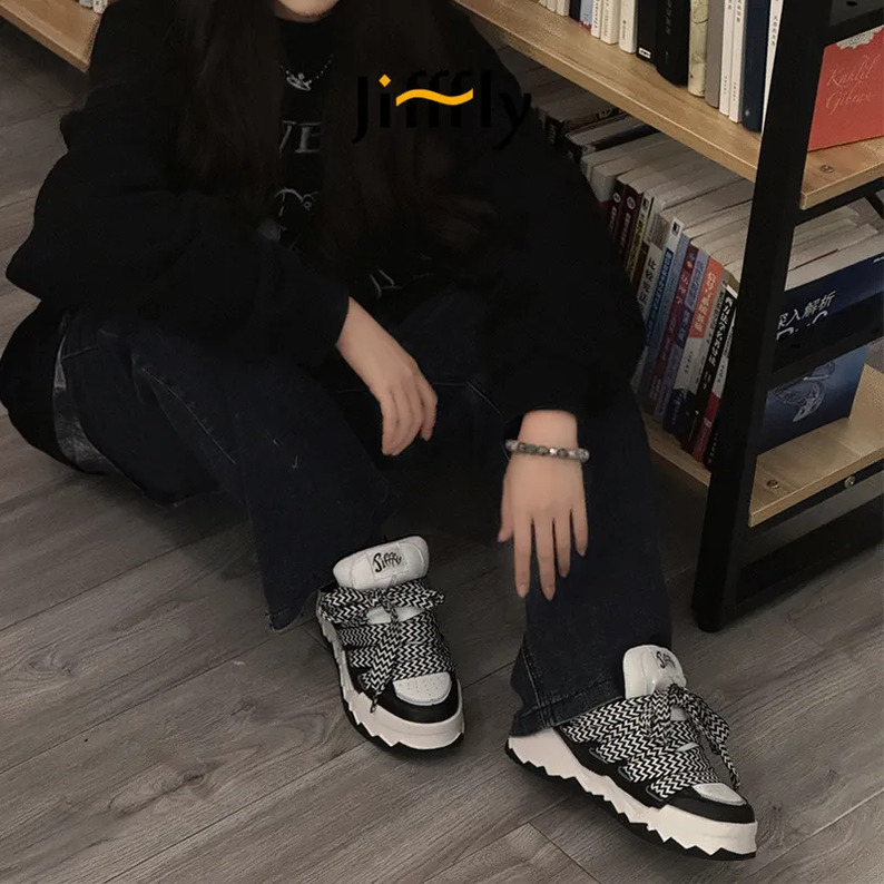 Jifffly Black And White Panda Loafers For Men And Women New 2025 Trend Versatile Casual Shoes For Couples Leisure Sports Wear-Resistant Easy-Match