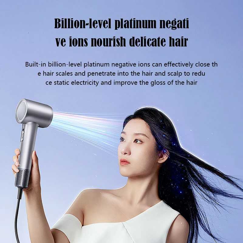 KONKA Hair Dryer HighSpeed Electric Turbine Airflow Low Noise Constant Temperature And Quick Drying Suitable For Home Salon W251029