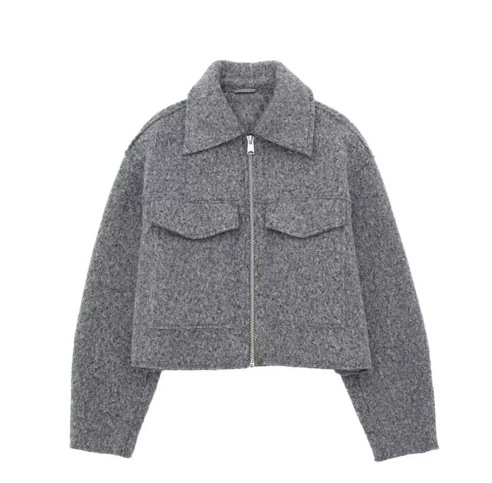 Street Fashion Short Tweed Jacket Outerwear Independent Station Womens Clothing Soft Wool Mini Coat Stylish Compact Design Y251105