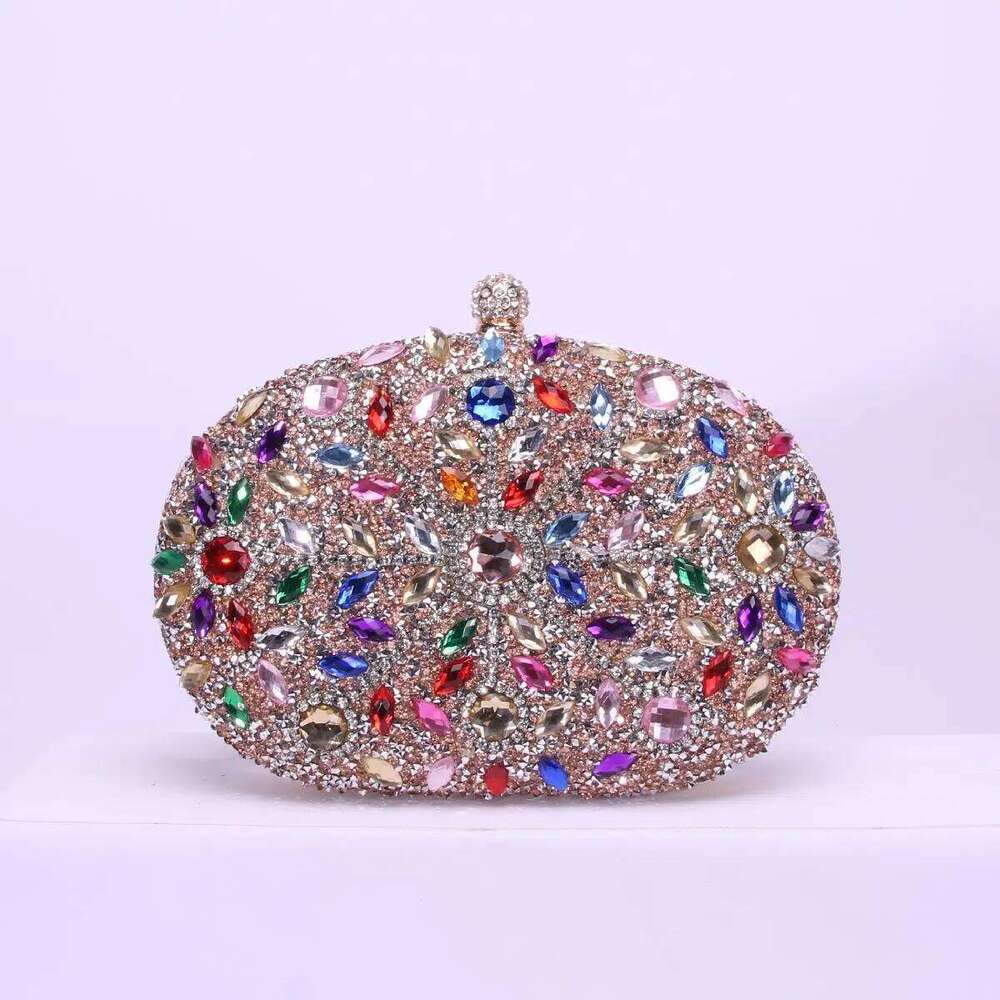 Designer Bags Oval Suower Dia Dinner Bag Fashion Banquet Ladies Handbag Personalized Dress Night Luxury Bag