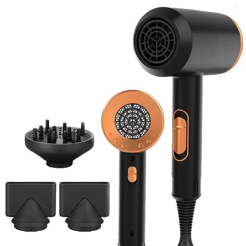 800W Hotel Use Rechargeable Wireless Cordless Hair Dryer Black Plastic Ionic Professional Portable Household Ionic Blow Dryer W251029