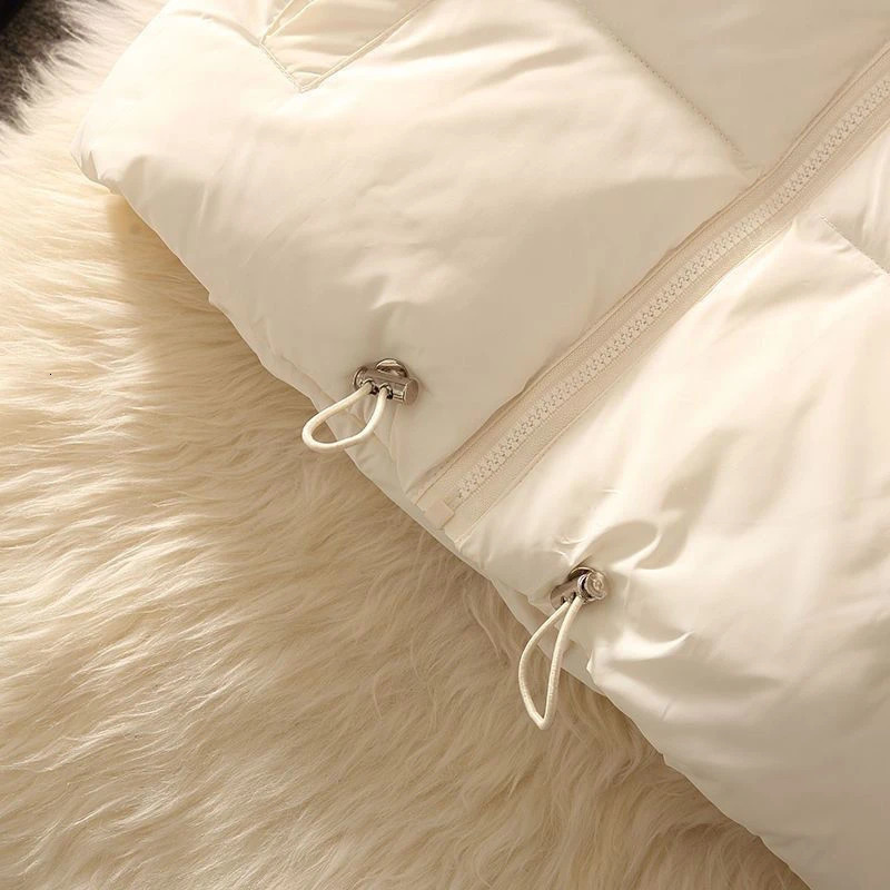 Womens Coat Korean Style Long Black Natural Down Vest Jacket for Women Puffer Sleeveless Vests Jackets Winter Ultra Light 251029