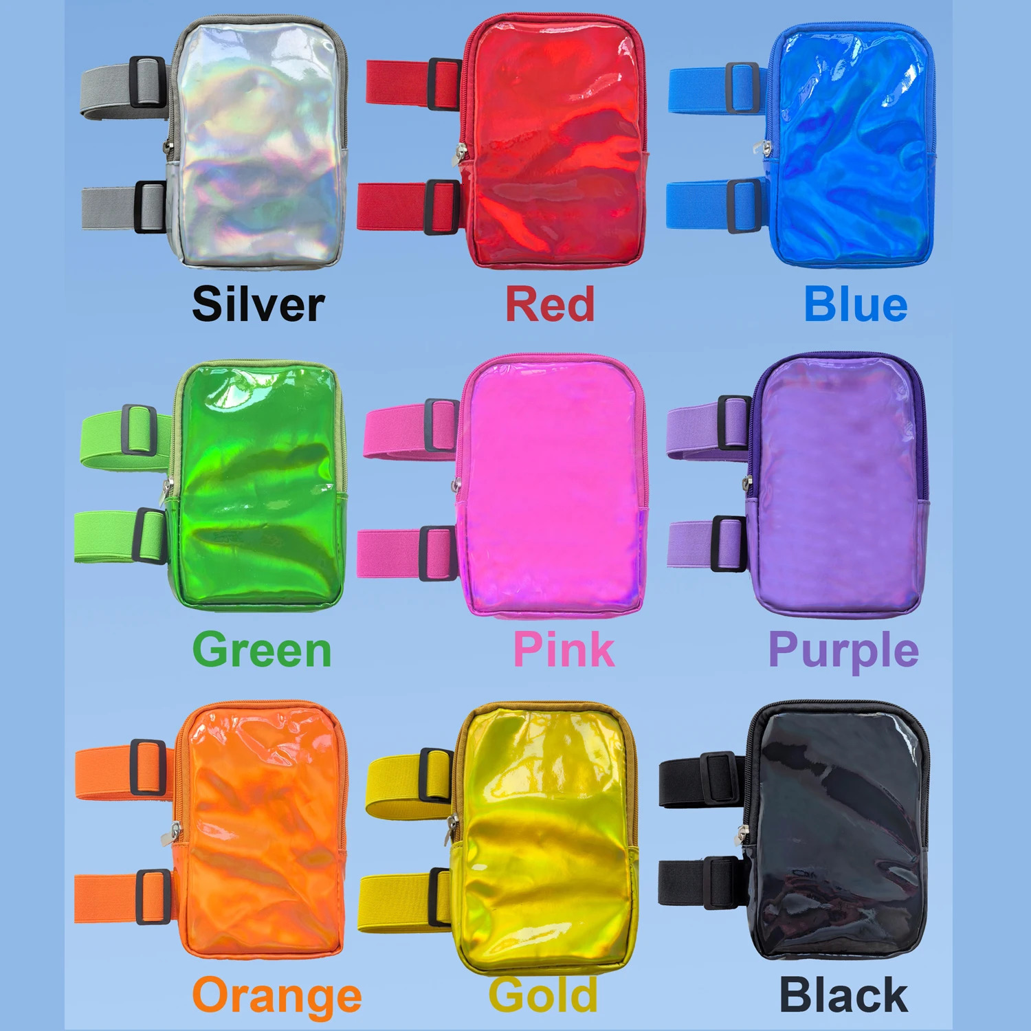 2025 Fashion Holographic Thigh Bag for Women Adjustables Straps High Quality PU Waist Pouch Leg Bag for Outdoor Cave Bag 251021