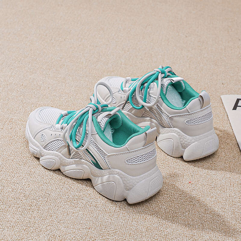 2025 New Spring and Autumn Chic Designer Shoe Women's Mesh Thick-Soled Lightweight Flexible Versatile Fashion Casual Sports Running Shoes