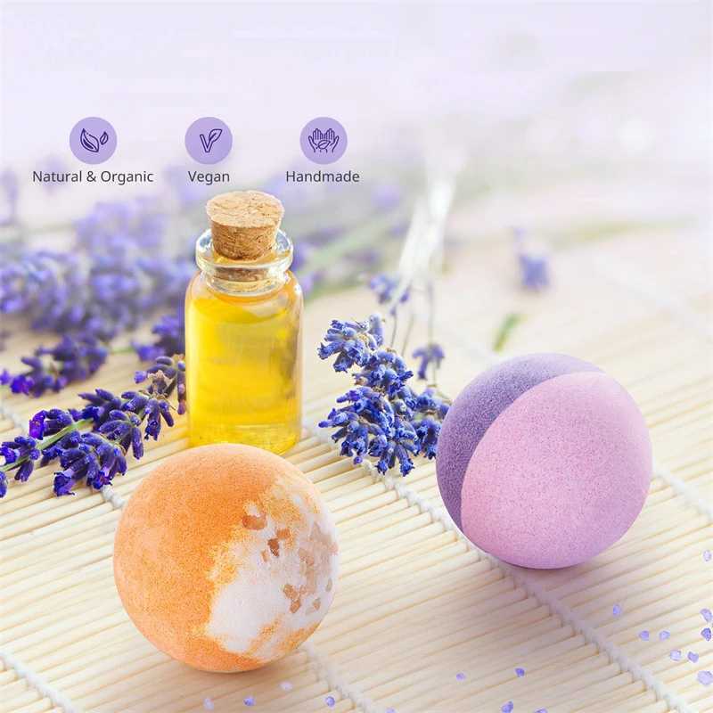 Bath Bombs Gift12Pcs Handmade Rich in Essential OilMoisturize Dry SkinPerfect for BubbleSpa BathBirthday Mothers day Gifts L251029