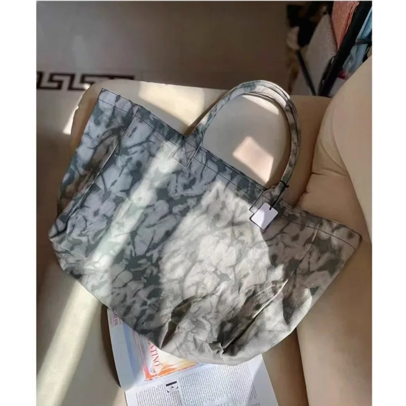 Yoga fitness canvas shoulder shopping bag with large capacity 251029