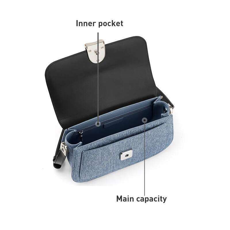 LA FESTIN - Leather Shoulder Bag for Women, Small Fashionable Designer Square Bag, New Collection 2024
