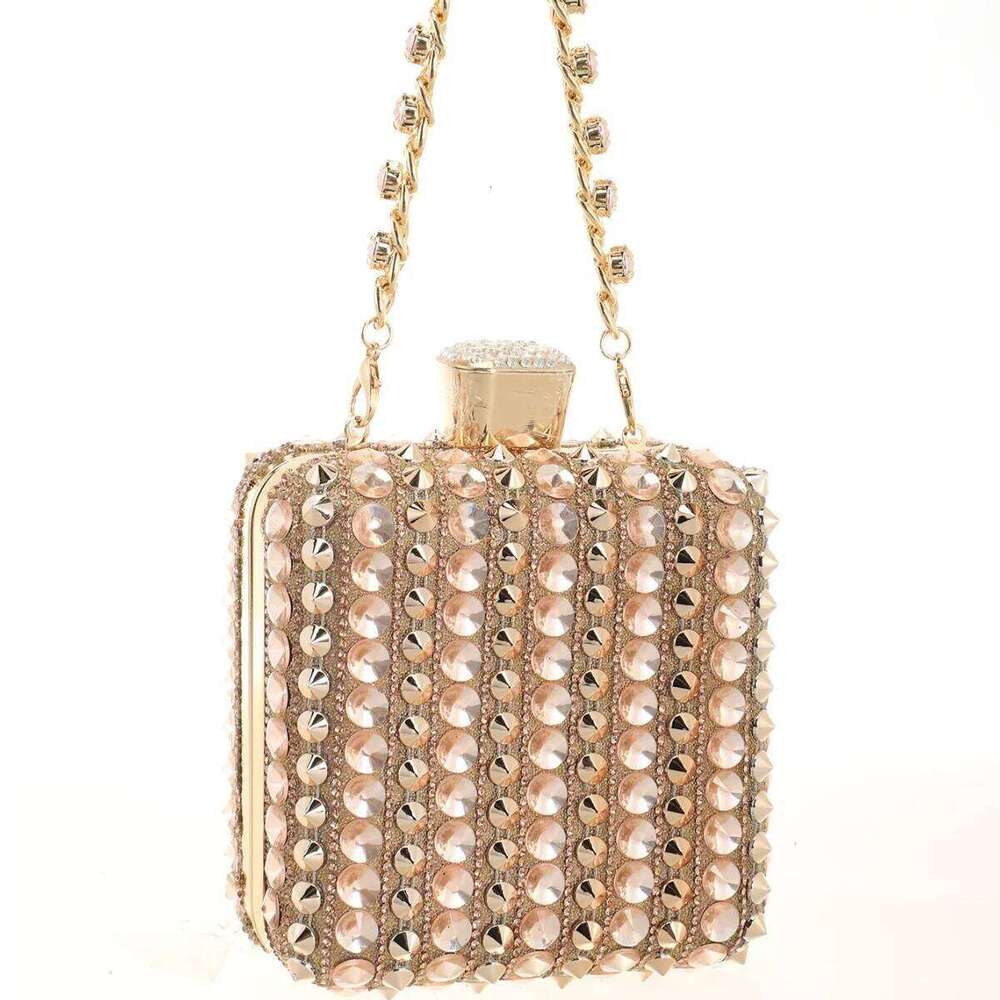 Designer Bags Women Evening Handbag Dias Statement Glass Crystal Clutches Elegant Ornate Bridal Wedding Party Purses Bag Luxury Bag