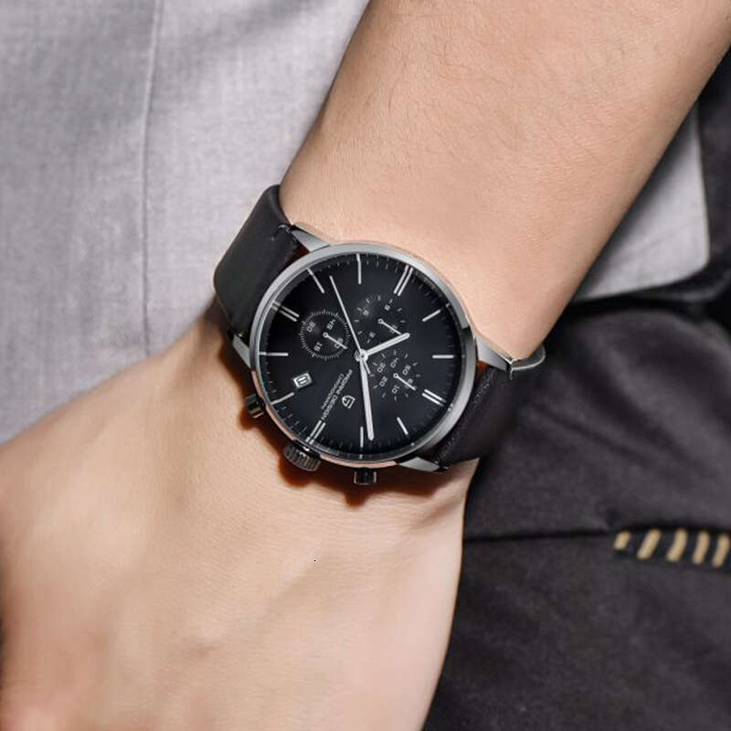 PAGANI DESIGN Men's Quartz Watch Fashion Power Calendar Six-Hand Small Dial PD-2720K