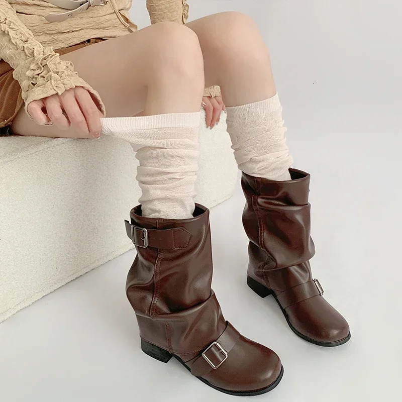 Night Teaching Room Foot Sock Womens Autumn Hose Gray Stepping Leg Warmer Ballet Sle White Pile Socks Calf Socks 251029